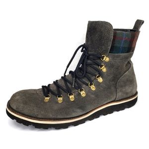 Cole Haan Nike Air Gray Hiker Suede Lace Up Boots